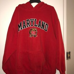 maryland terrapins red sweatshirt
